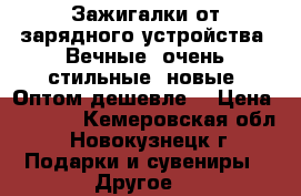 Зажигалки от зарядного устройства. Вечные, очень стильные, новые. Оптом дешевле. › Цена ­ 1 200 - Кемеровская обл., Новокузнецк г. Подарки и сувениры » Другое   